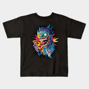 Pepperoni Monster’s Feast Kids T-Shirt